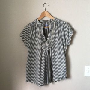 Gap striped chambray top